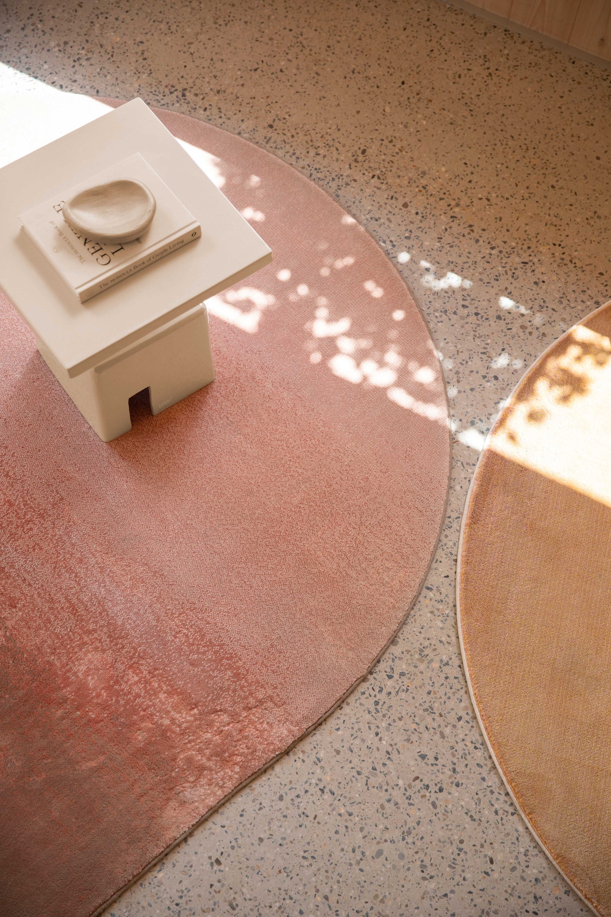 Zuiver Sunset Yellow Ombre Oval Rug 160x230